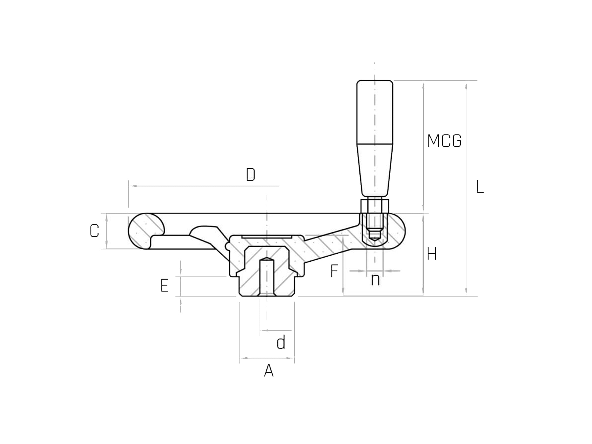 VRF/M Three-spoke handwheel with knob - Range VRF/M Three-spoke handwheel with knob - Range